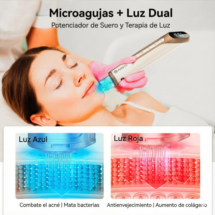 Dr. Pen H6 Oro Lápiz de Microneedling con Infusión de Suero y Luz LED