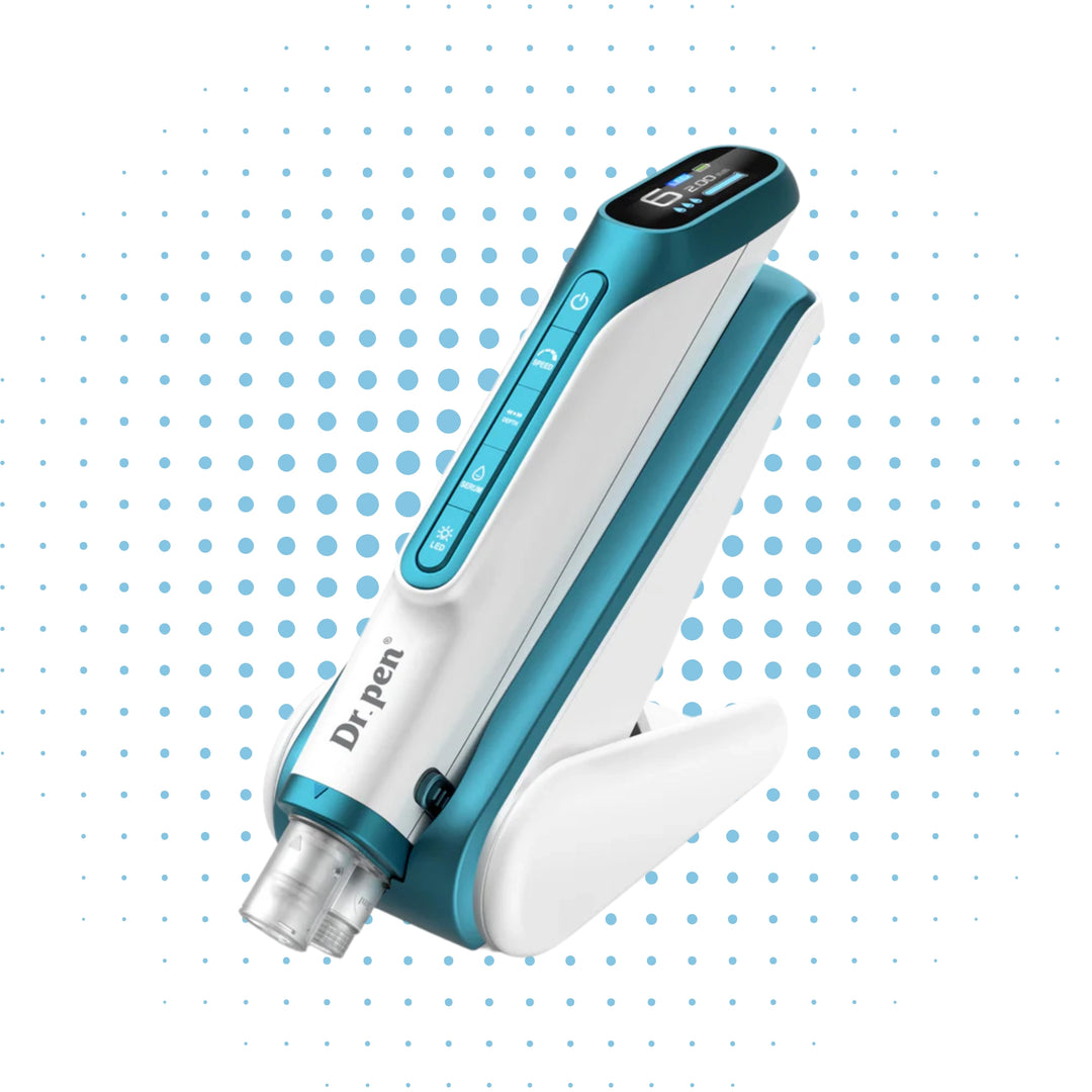 Dr. Pen H6 Azul Lápiz de Microneedling con Infusión de Suero y Luz LED