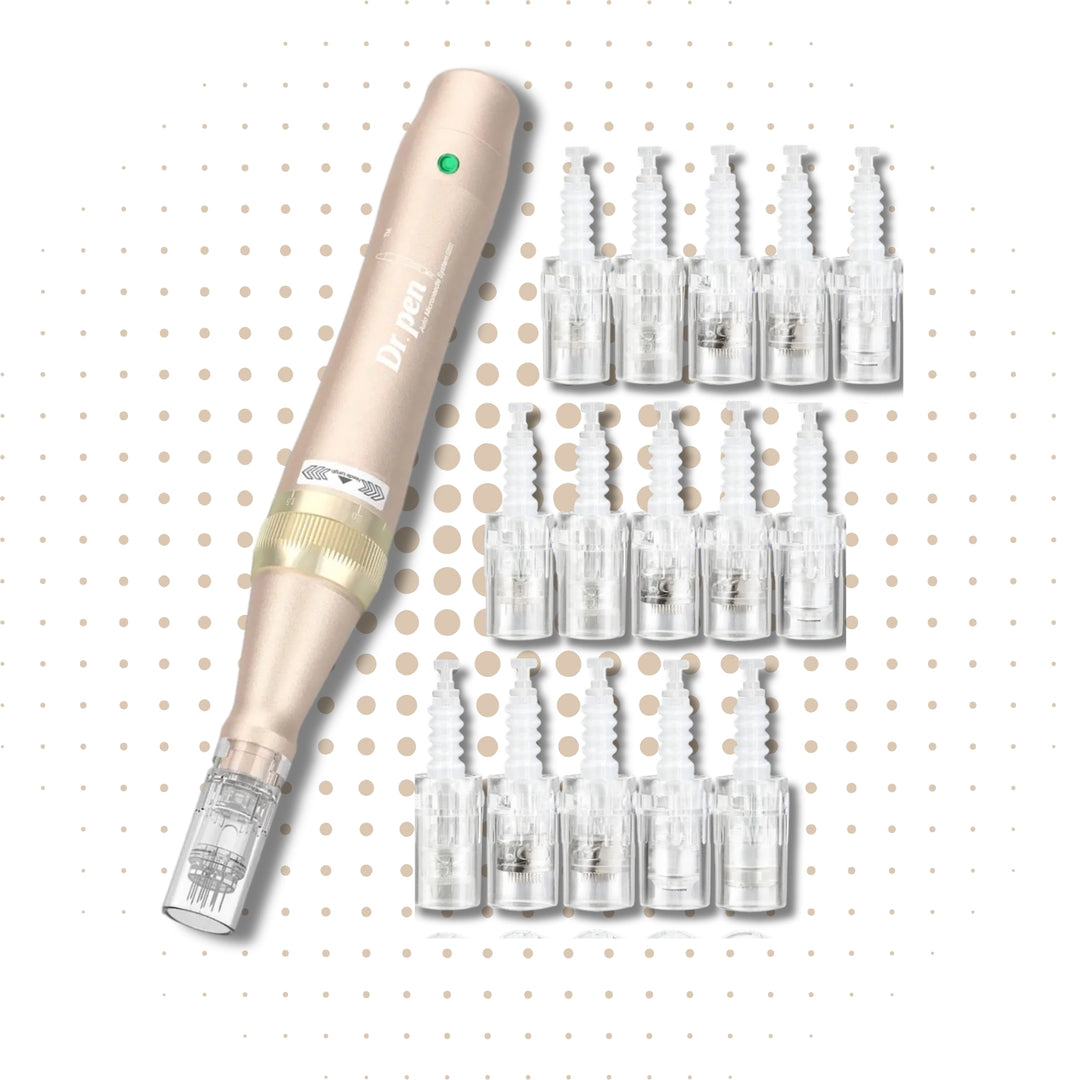 Kit Dr. Pen M5 dermapen con cartuchos de agujas incluidos para microneedling facial profesional