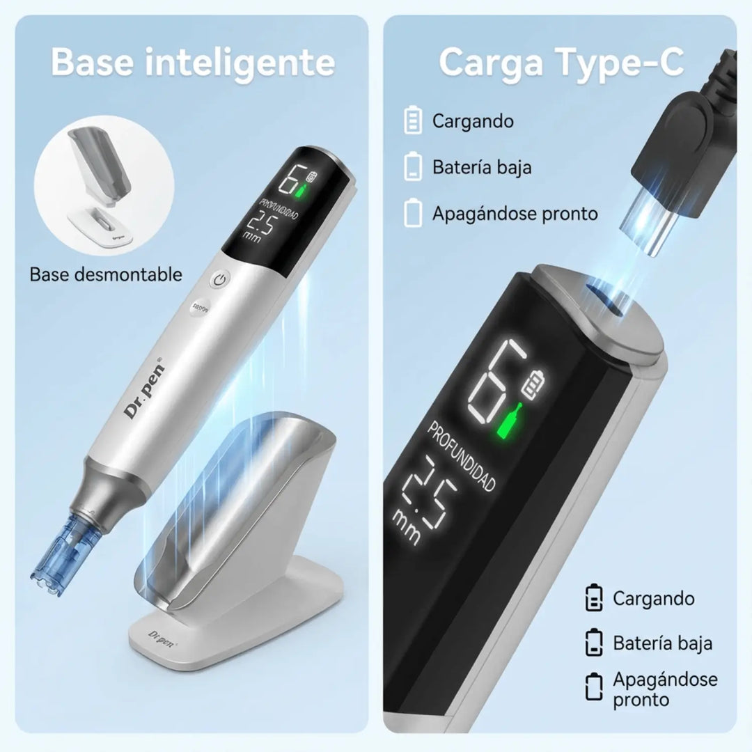 Sistema de carga Tipo C del Dr. Pen M9 inalámbrico