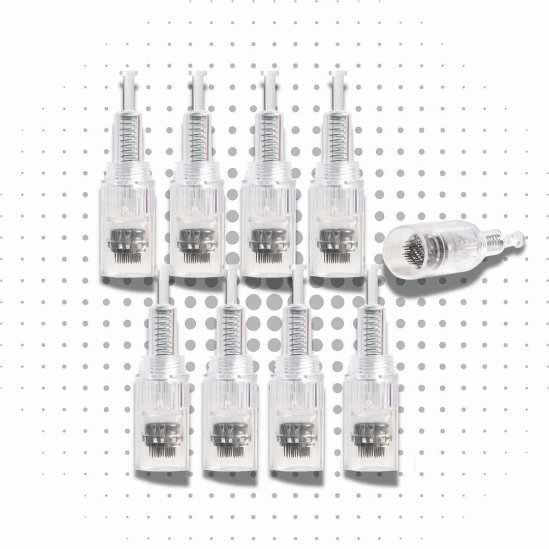 Set de cartuchos surtidos Dr. Pen dermapen compatibles con modelos M7, M5, N2 y E30 para microneedling facial
