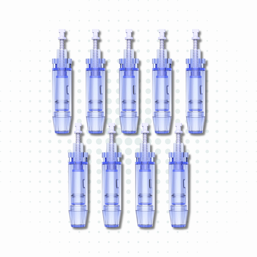 Set de cartuchos surtidos Dr. Pen dermapen compatibles con modelo A1 para tratamientos de microneedling facial