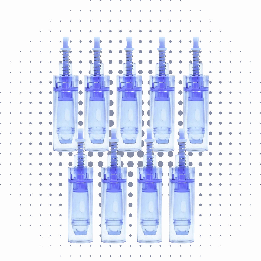 Set de cartuchos surtidos dermapen Dr. Pen compatibles con modelo A6 para microneedling facial profesional