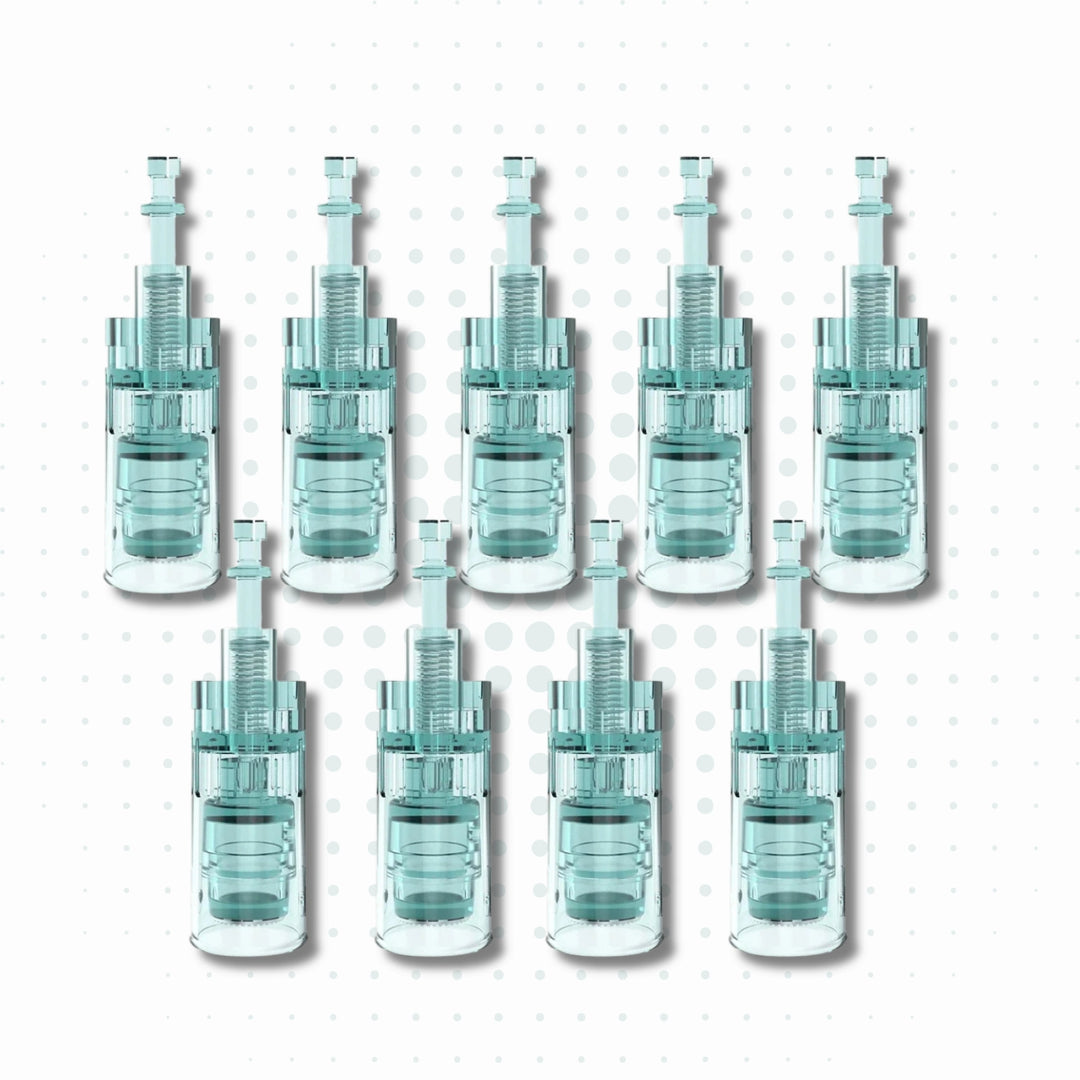 Set de cartuchos surtidos Dr. Pen dermapen compatibles con modelo A6S para tratamientos de microneedling facial