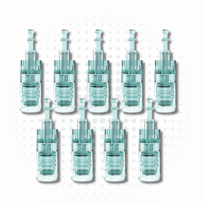 Set de cartuchos surtidos Dr. Pen dermapen compatibles con modelo A6S para tratamientos de microneedling facial