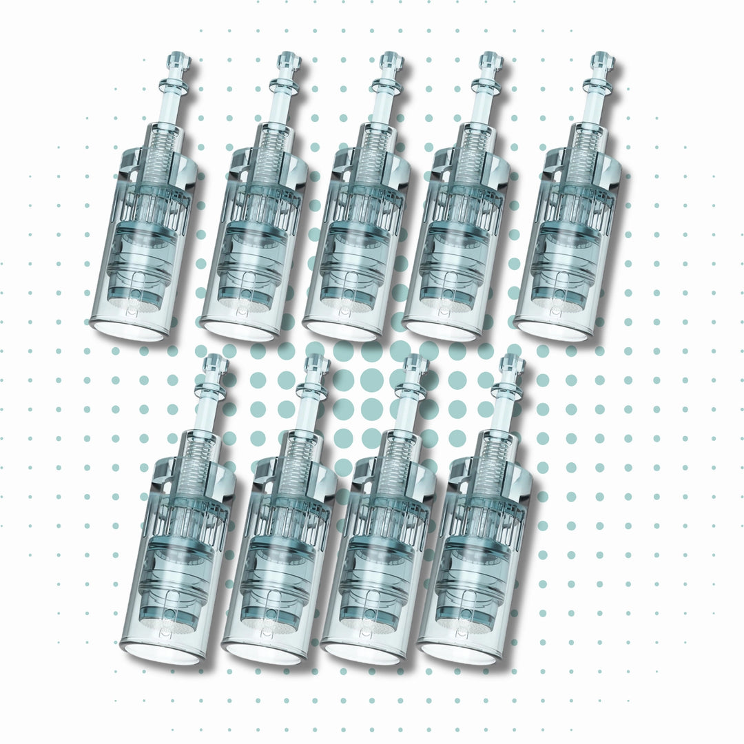 Set de cartuchos surtidos Dr. Pen compatibles con modelos M8 y M7 para tratamientos de microneedling facial