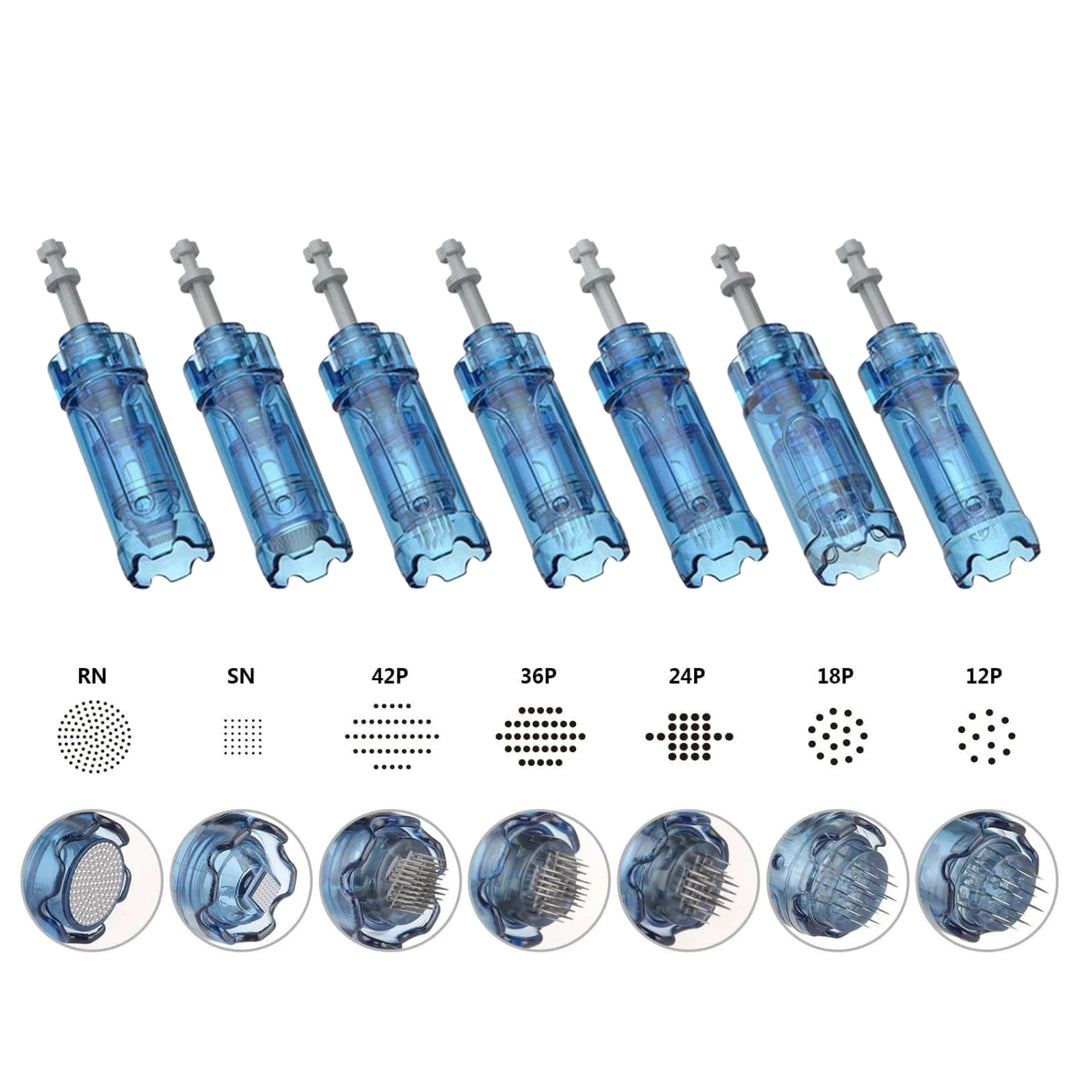 Set de cartuchos surtidos Dr. Pen compatibles con modelos M8S, A8S, A11 y A9 para microneedling facial 12pin 18pin 24pin 36pin 42pin nanos nanor
